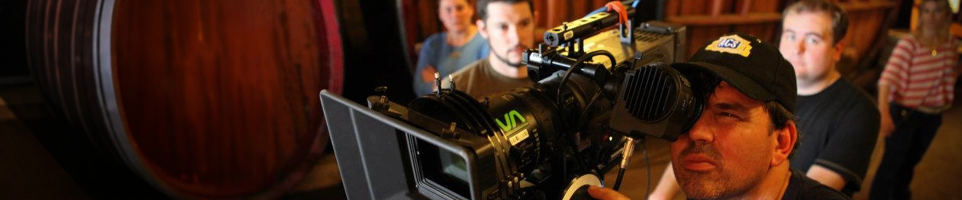 Glenn Hanns ACS on set with director Josh Groom — music video production