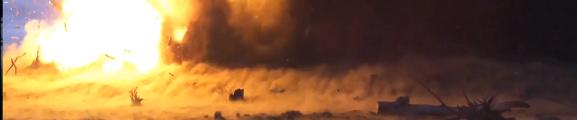 Forbidden Ground (2013) - night explosion, battlefield sequence - DOP Glenn Hanns ACS.