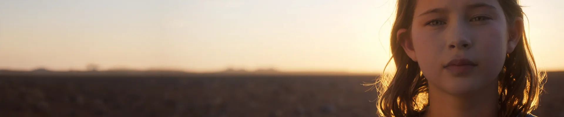 Ashlyn Louden-Gamble in Moon Rock For Monday - golden hour outback exterior - DOP Glenn Hanns ACS